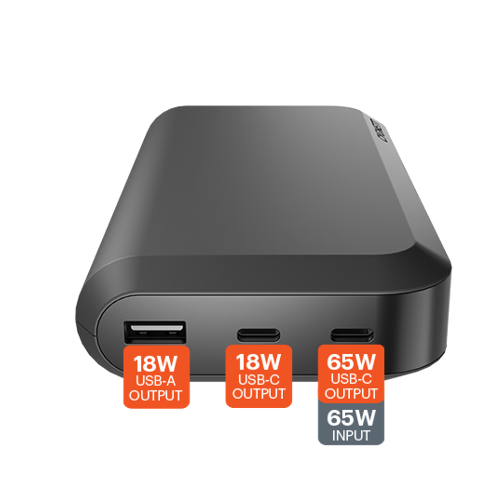 ChargeUp Pro Series 20000mAh Laptop Power Bank CAVARATY